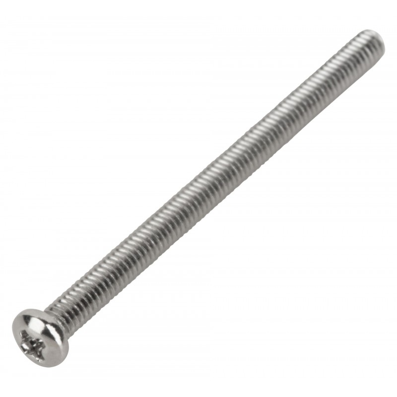 Framus & Warwick - Screw for Pickup Mounting, M2,5 x 35 mm, 4 mm Head, Chrome